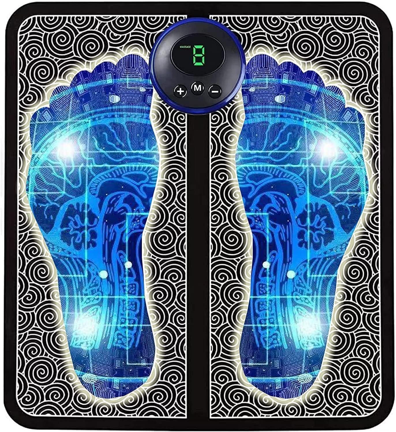 Vibrating Bubble Electric Ems Foot Massager Pad | USB Rechargeable