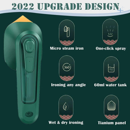Travel Steamer Iron Mini Pro | Portable Dry And Wet Ironing