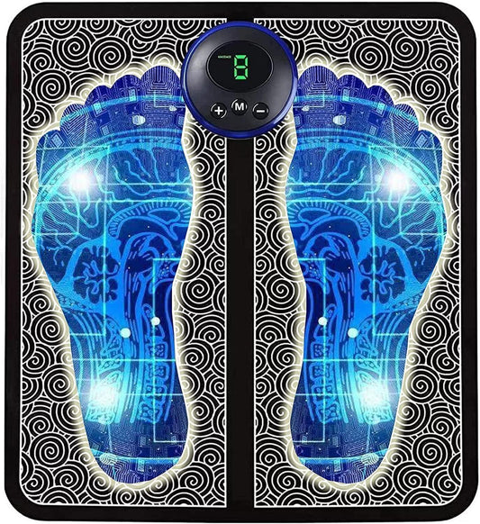 Vibrating Bubble Electric Ems Foot Massager Pad | USB Rechargeable